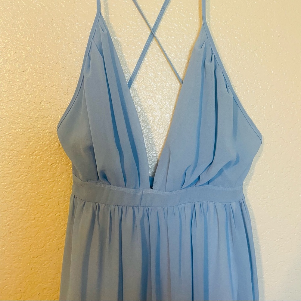 Baby blue dress - Picture 3 of 4